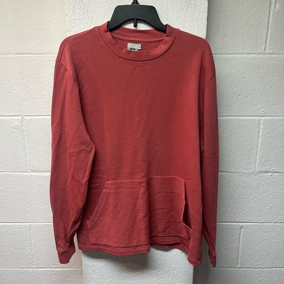 ASOS Coral Crew Neck Sweatshirt - Picture 1 of 5